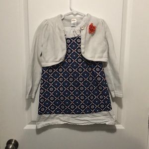 Size 6 dress and cardigan